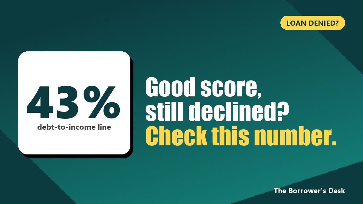 Thumbnail: Good score, still declined? Check this number.