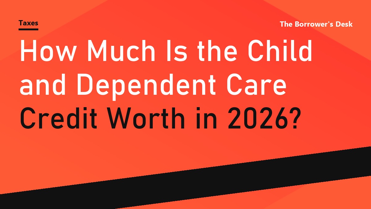 Cover image asking how much the child and dependent care credit is worth in 2026
